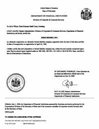 Wisconsin certificate of good standing, Wisconsin certificate of existence, Wisconsin certificate of status, Wisconsin 